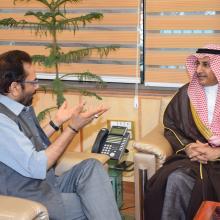 Today met Saudi Arab Ambassador H.E Dr Saud Mohd Al sati at Antyodaya Bhawan, positive discussion held on Haj 2017.