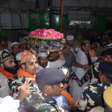 oday offered Chadar of PM Shri Narendra Modi at Ajmer Sharif Dargah of Khwaja Moinuddin Chishti, symbol of Indias great spiritual 